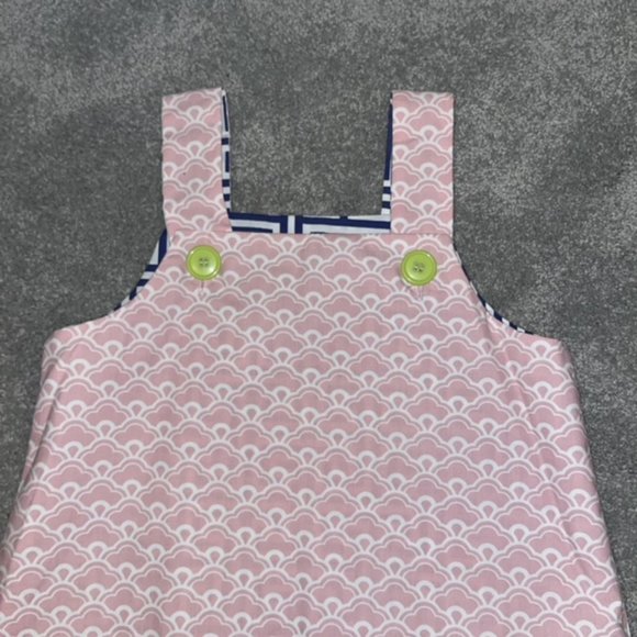 EUC Shrimp & Grits Kids Reversible Easter Anchor Dress  4th July - size 5 - Picture 6 of 9